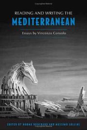 Cover of: Reading and Writing the Mediterranean: Essays by Vincenzo Consolo (Toronto Italian Studies)