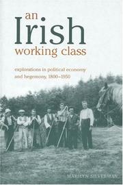 Cover of: An Irish Working Class: Explorations in Political Economy and Hegemony, 1800-1950 (Anthropological Horizons)