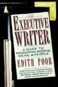 Cover of: The executive writer by Edith Poor