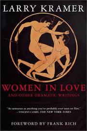 Cover of: Women in love, and other dramatic writings