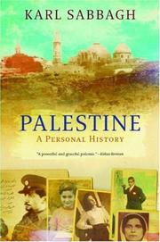 Cover of: Palestine by Karl Sabbagh, Karl Sabbagh