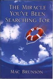 Cover of: The Miracle You've Been Searching For