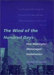 Cover of: The Wind of the Hundred Days by Jagdish Bhagwati