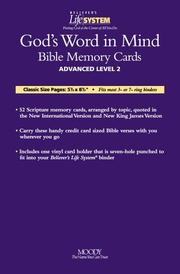 Cover of: BLS Gods Word in Mind Bible Memory Cards-Advanced level 2 (Believer's Life System)