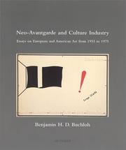 Cover of: Neo-Avantgarde and Culture Industry: Essays on European and American Art from 1955 to 1975 (October Books)