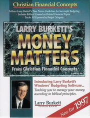 Cover of: Larry Burkett's Money Matters: Gold