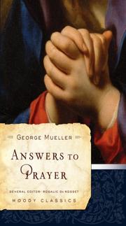 Cover of: Answers to Prayer (Moody Classics)