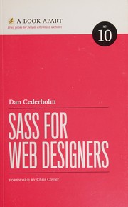 Cover of: Sass for web designers