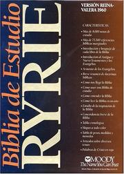 Cover of: Biblia Ryrie- Ryrie Study Bible Spanish