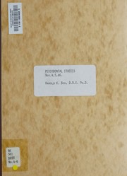Periodontal studies