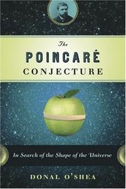 Cover of: The Poincare Conjecture by Donal O'Shea