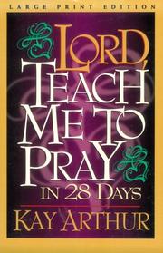 Cover of: Lord, teach me to pray
