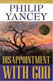 Cover of: Disappointment with God by Philip Yancey
