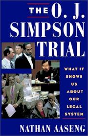 Cover of: The O.J. Simpson Trial by Nathan Aaseng