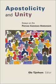 Cover of: Apostolicity and Unity: Essays on the Porvoo Common Statement