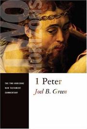 Cover of: 1 Peter (Two Horizons New Testamnet Commentary)