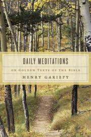 Cover of: Daily Meditations on Golden Texts of the Bible