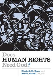 Cover of: Does human rights need God?