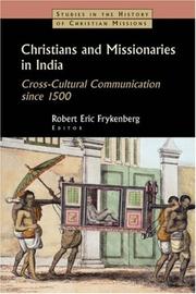 Cover of: Christians and Missionaries in India by 