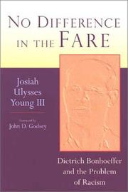 Cover of: No difference in the fare by Josiah U. Young