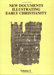 Cover of: New Documents Illustrating Early Christianity Set (New Documents Illustrating Early Christianity