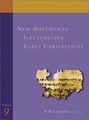 Cover of: New Documents Illustrating Early Christianity: A Review of the Greek Inscriptions and Papyri Published 1986-87 (New Documents Illustrating Early Christianity)