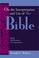 Cover of: On the Interpretation and Use of the Bible