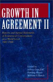 Cover of: Growth in Agreement II by 