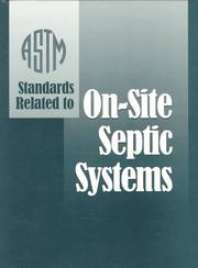 Cover of: ASTM standards related to on-site septic systems