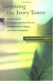 Greening the ivory tower by Sarah Hammond Creighton