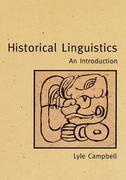 Cover of: Historical linguistics | Lyle Campbell