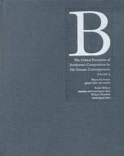 Cover of: The Critical Reception of Beethoven's Compositions by His German Contemporaries (North American Beethoven Studies) Volume 2 by 