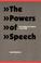 Cover of: The powers of speech