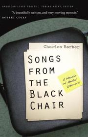Cover of: Songs from the Black Chair by Charles Barber