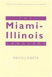 Cover of: The Miami-Illinois language