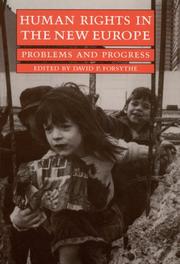 Cover of: Human Rights in the New Europe: Problems and Progress (Human Rights in International Perspective)