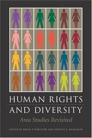 Cover of: Human rights and diversity: area studies revisited