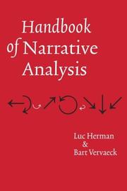 Cover of: Handbook of narrative analysis