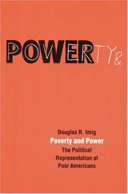 Cover of: Poverty and power: the political representation of poor Americans