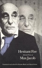 Cover of: Hesitant fire: selected prose of Max Jacob