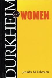 Cover of: Durkheim and women