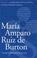 Cover of: María Amparo Ruiz de Burton