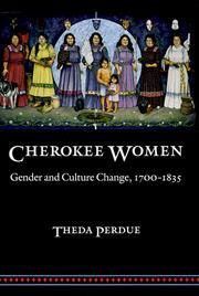 Cherokee Women by Theda Perdue