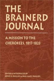 Cover of: The Brainerd Journal by Joyce B. Phillips, Paul Gary Phillips, Philip H. Viles