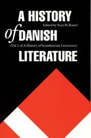 Cover of: A History of Danish literature