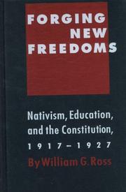 Cover of: Forging new freedoms by William G. Ross