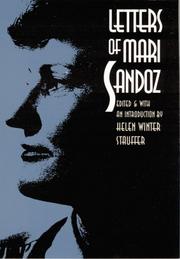 Cover of: Letters of Mari Sandoz by Mari Sandoz