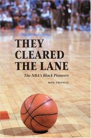 Cover of: They Cleared the Lane: The NBA's Black Pioneers