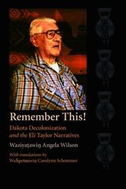 Cover of: Remember This! by Waziyatawin Angela Wilson