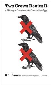 Cover of: Two Crows Denies It by R. H. Barnes